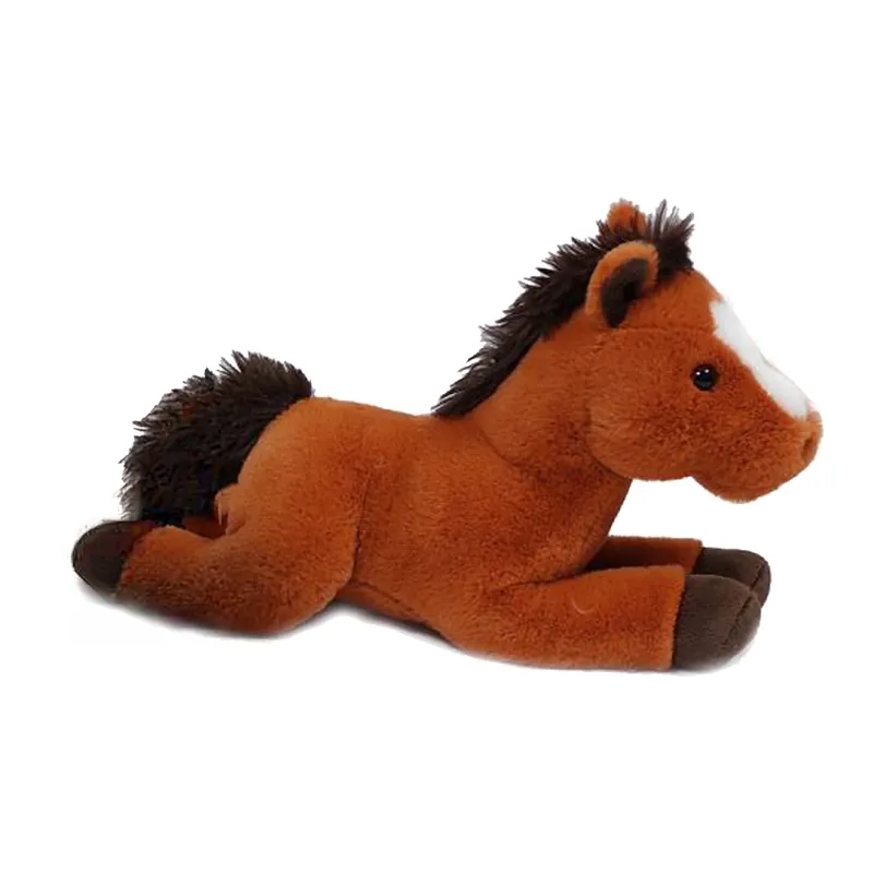 Gratis Retour Paard Winston knuffel - pluche - lichtbruin - 35 cm