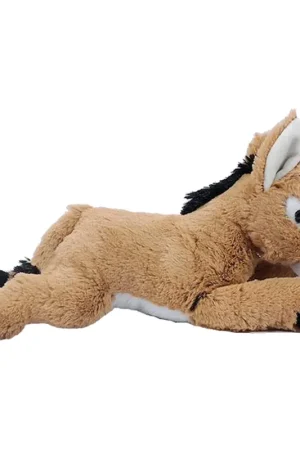Ezel knuffel - pluche - lichtbruin - 25 cm - boerderijdier Koop Online