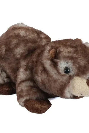 Tijdelijk Beschikbaar Bever knuffel - zachte pluche - bruin - 18 cm