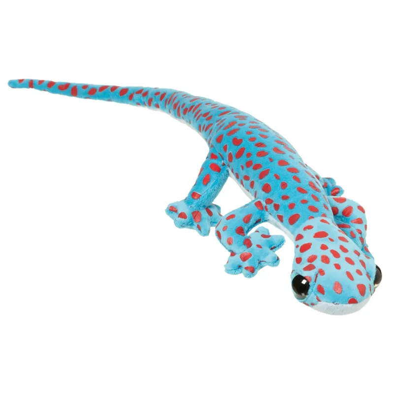 Goedkoop Gekko hagedis knuffel - pluche - blauw - 62 cm