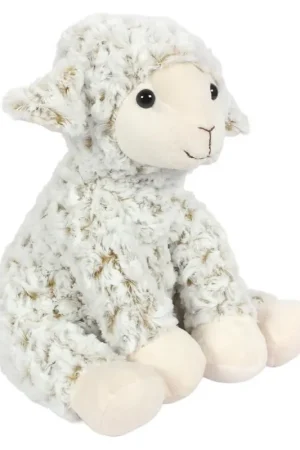 Schaap/lammetje knuffel - zachte pluche - wit - 33 cm Betrouwbaar
