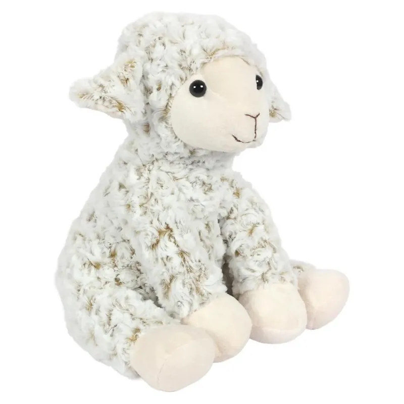 Schaap/lammetje knuffel - zachte pluche - wit - 33 cm Betrouwbaar