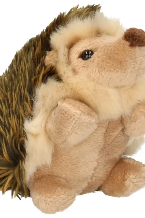 Speciale Aanbieding Egel knuffeldier - zachte pluche - bruin - 12 cm - dierenknuffel