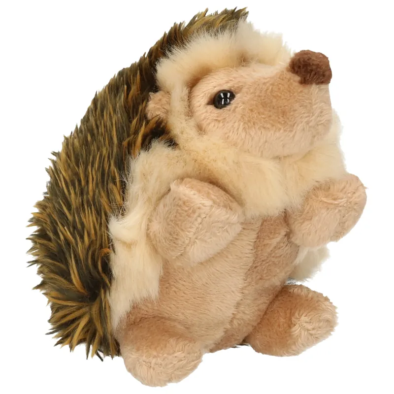 Speciale Aanbieding Egel knuffeldier - zachte pluche - bruin - 12 cm - dierenknuffel