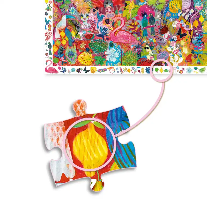 Exclusieve Aanbieding DJECO observation puzzle Carnival 6 yrs+/ 200 pcs