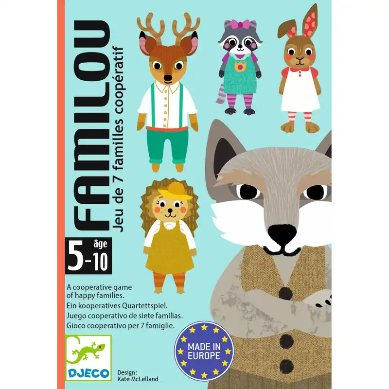 Beperkt Aanbod DJECO card game familou 5 yrs+