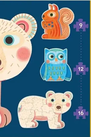 Alleen Vandaag DJECO primo puzzles In the forest 2.5 yrs+
