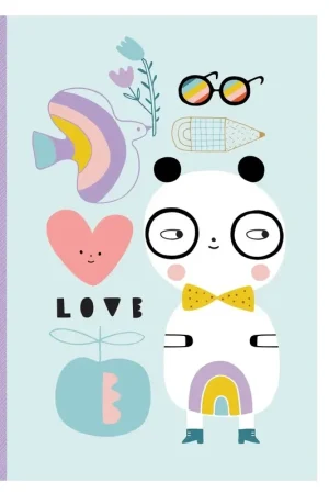 Goedkoop Petit Monkey notebook Panda Love