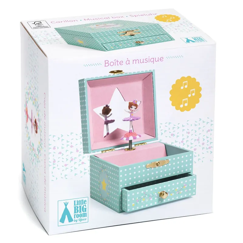 Op = Op DJECO bijoux music box ballerina dot