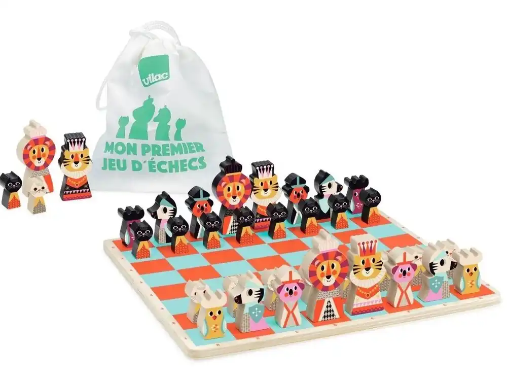 VILAC chess game 6 yrs+ Aanbieding