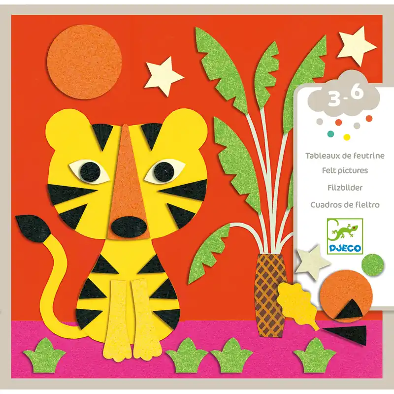 DJECO felt collages sweet nature 3 yrs+ Favoriet