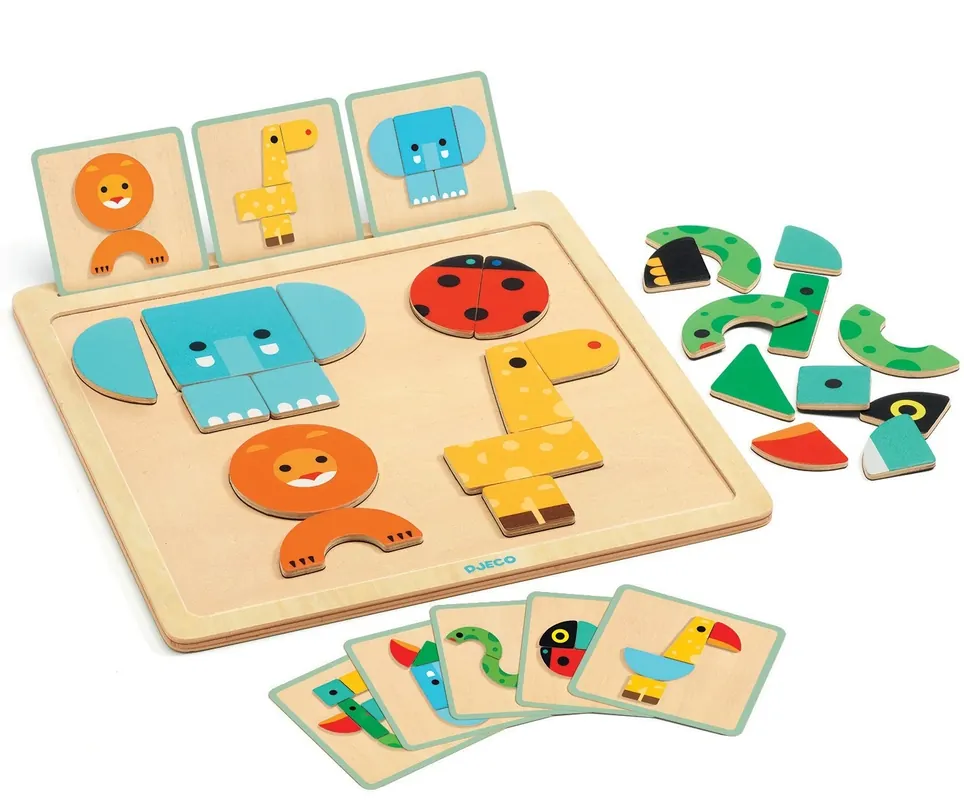 Laatste Versie DJECO magnets game Geo Basic 2 yrs+