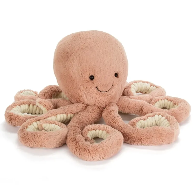 Beperkte Voorraad Jellycat cuddly toy Odell Octopus large