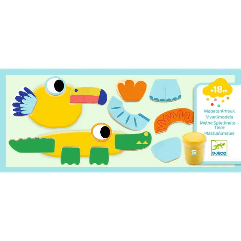 Bestseller DJECO clay Myplasti Animales 18 months+