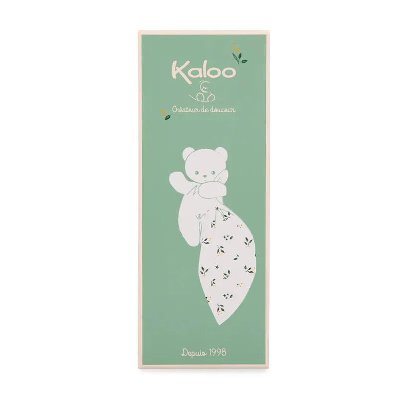 Kaloo cuddle cloth bear Carre Douceur pink Hoge Kwaliteit