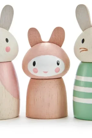 Tender Leaf Toys Family Rabbit 3yrs+ Rechtstreeks Van De Fabrikant