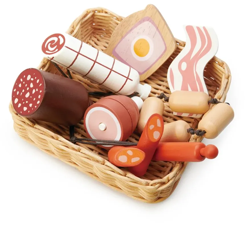 Actieprijs Tender Leaf Toys basket of meats 3yrs+