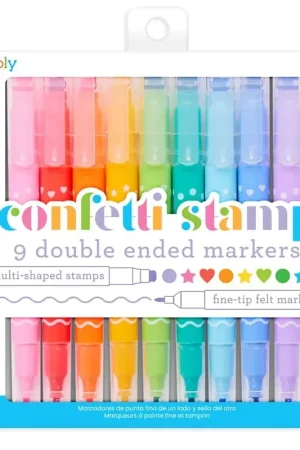 Fabrieksprijs OOLY confetti markers confetti 9 pcs 6 yrs+