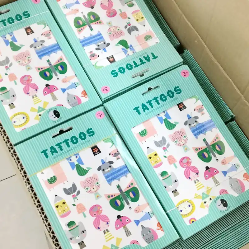Petit Monkey glow in the dark tattoos Leopard Weekendaanbieding
