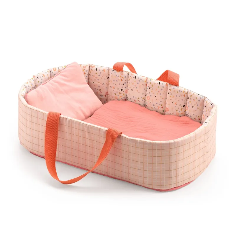 DJECO doll carrier Pink Lines 1.5 yrs+ Meest Verkocht