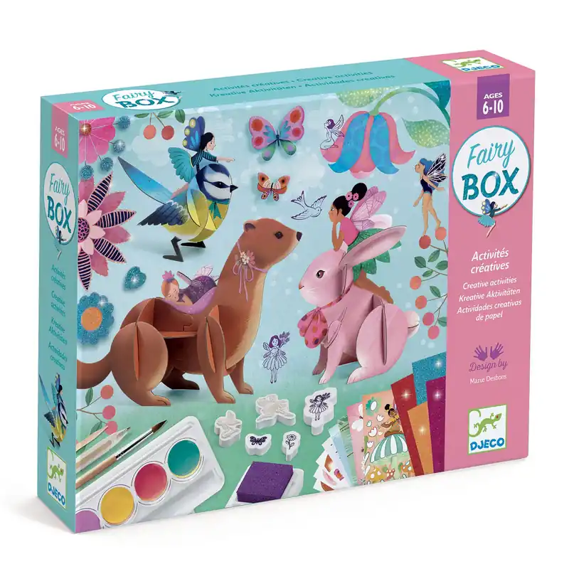 Beperkte Voorraad DJECO craft package 6 activities Fairy 6 yrs+