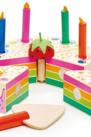 Koop Online Tender Leaf Toys birthday cake rainbow 3 yrs+