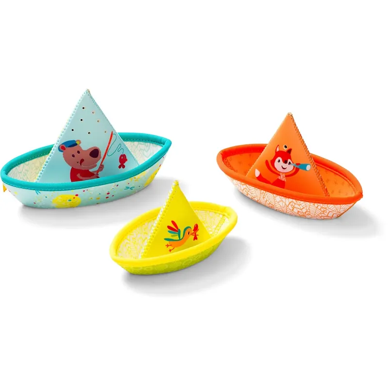 Lage Prijs Lilliputiens bath toys boats 6 months