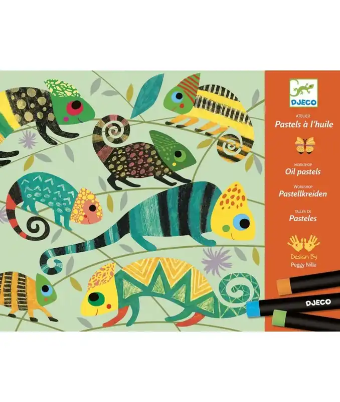 Tijdelijk Beschikbaar DJECO colors with wax crayons 6 yrs+