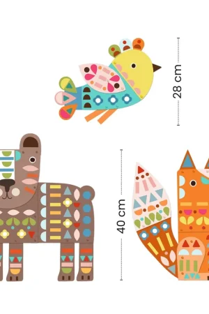 Must-Have DJECO knutselen met papier giant animals 3-6 jr