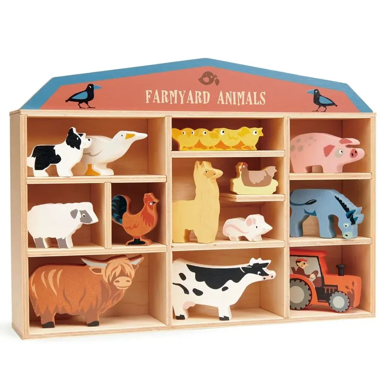 Tender Leaf Toys boerderijdieren 3jr+ Exclusieve Aanbieding