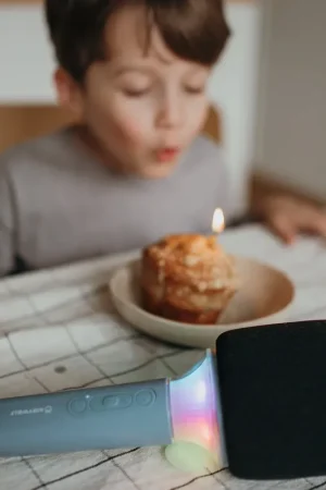 Alleen Vandaag Kidywolf Kidymic karaoke microfoon blauw 3 jr+