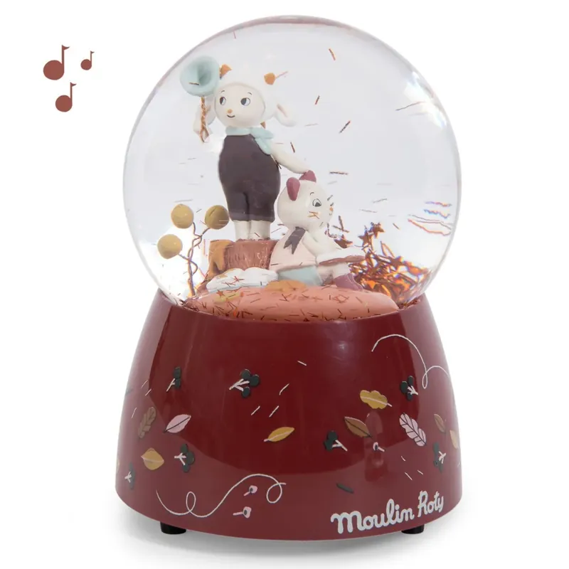 Uitverkoop Moulin Roty sneeuwbol met muziekdoos Pluie