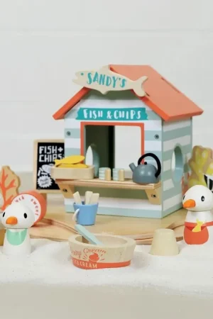 Tender Leaf Toys Sandy's strandcabine 3 jr+ Beperkte Voorraad