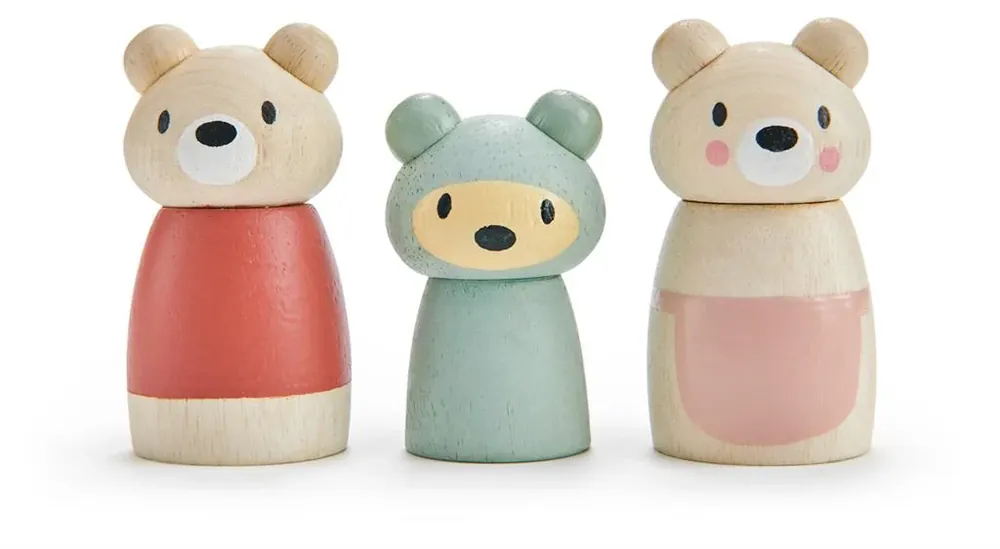 Tender Leaf Toys Familie Beer 3jr+ Gratis Retour