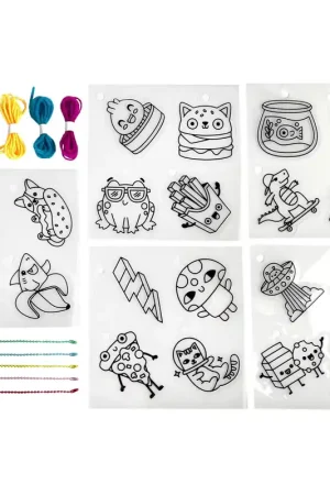 OOLY shrink-its DIY art kit Fun friends 6 jr+ Koop Online