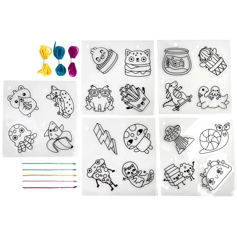 OOLY shrink-its DIY art kit Fun friends 6 jr+ Koop Online