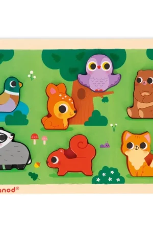 Bestseller JANOD chunky puzzle North Pole 18 months+