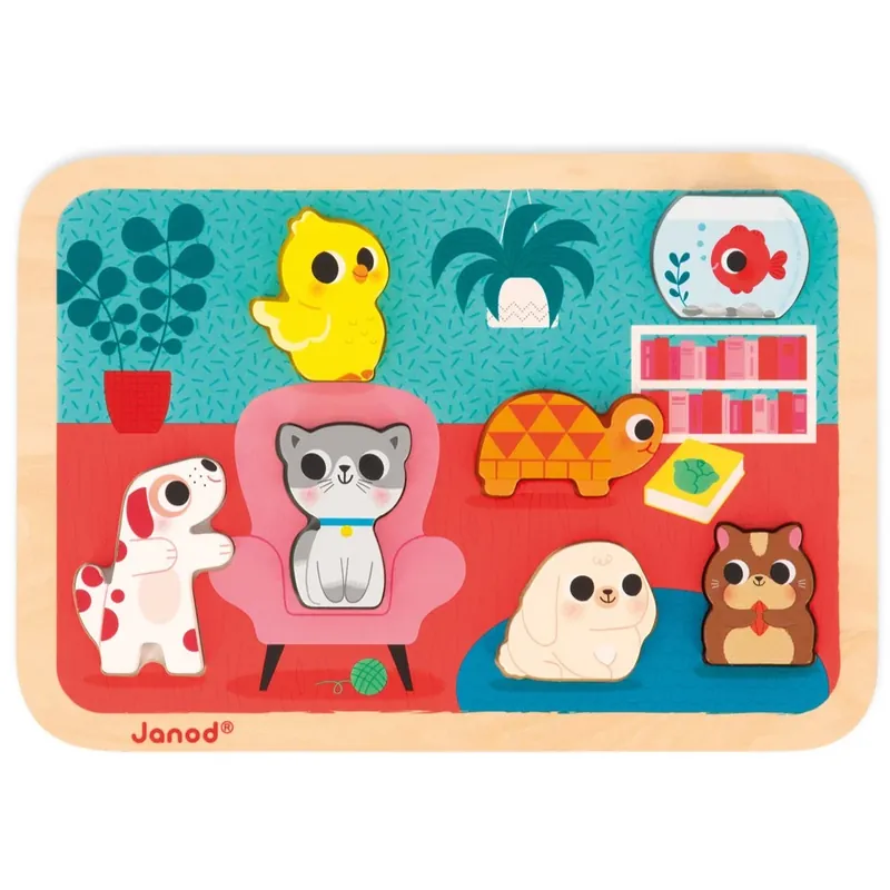 Nieuw JANOD chunky puzzle North Pole 18 months+