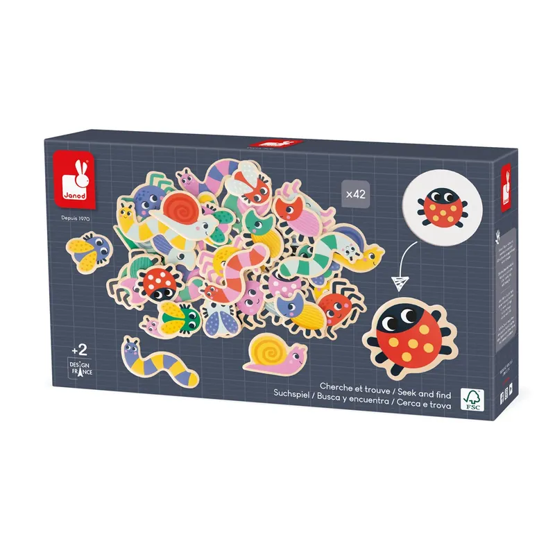 JANOD spel zoek en vind De tuin 2 jr+ Goedkoop