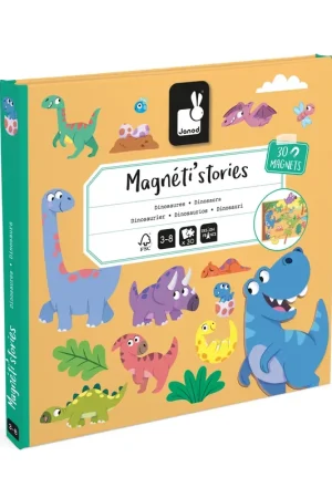 Gratis Retour JANOD magneti stories dino's 3jr+