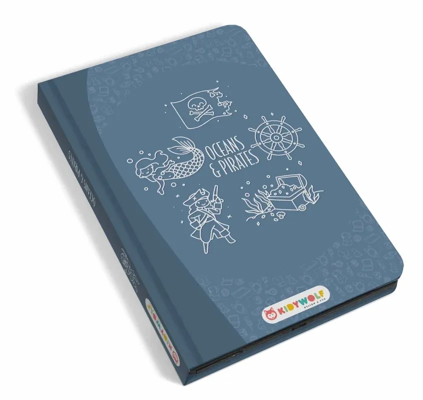 Kidywolf Kidydraw Mini tekentablet oceans & pirates 5 jr+ Bestseller