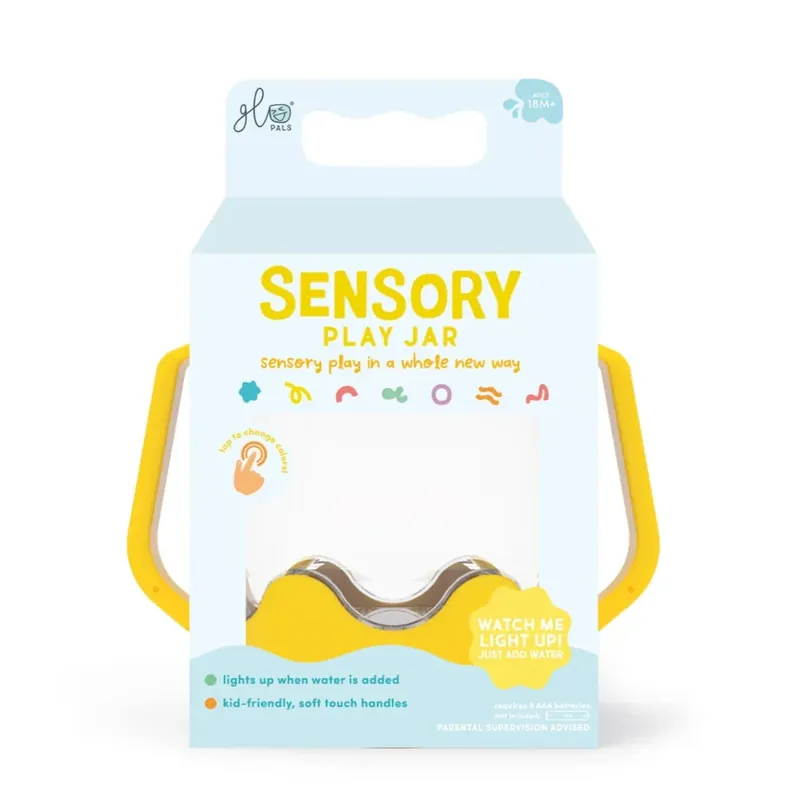 Meest Verkocht Glo Pals sensory play jar geel 18 mnd+