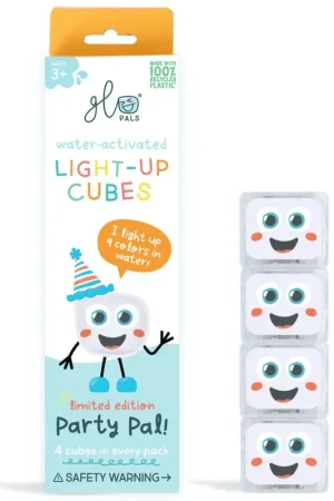 Glo Pals light up cubes Party pal 4 stks 3jr+ Beste Prijs