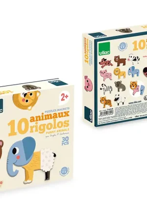 VILAC magnetische puzzel Dieren 2 jr+ Fabrieksprijs