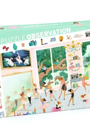 Actieprijs DJECO observatie puzzel dance school 5 jr+/ 100stks