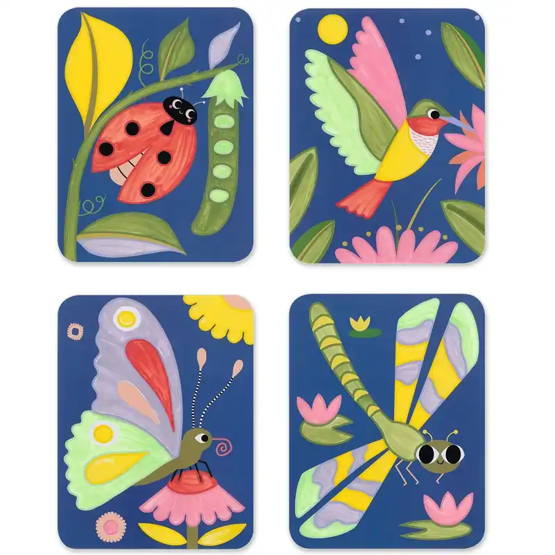Favoriet DJECO verfset met palet Creepy crawlies 3 jr+
