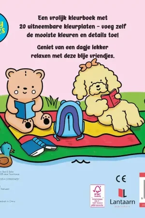 Tijdelijk Beschikbaar Sunny Vibes Rest & Relax Cute & Bold Colouring Book