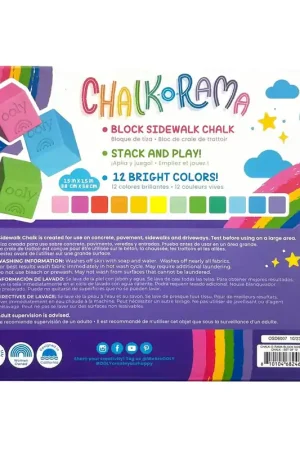 Betrouwbaar OOLY Chalk O Rama block sidewalk chalk 3 jr+