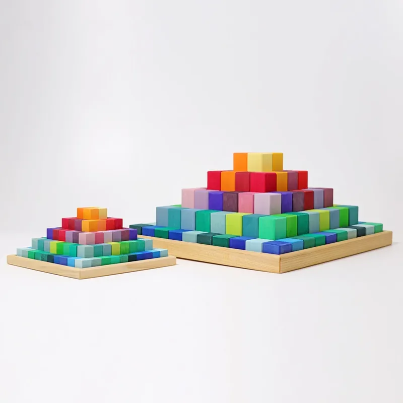 GRIMMS blokken piramide 3 jr+ Beperkte Voorraad