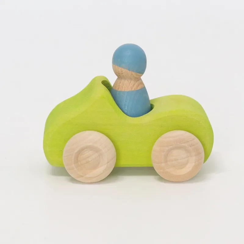Populair GRIMMS auto groen + regenboogvriend 1 jr+